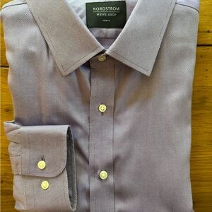 Nordstrom Purple Dress Shirt Tailored Sophistication